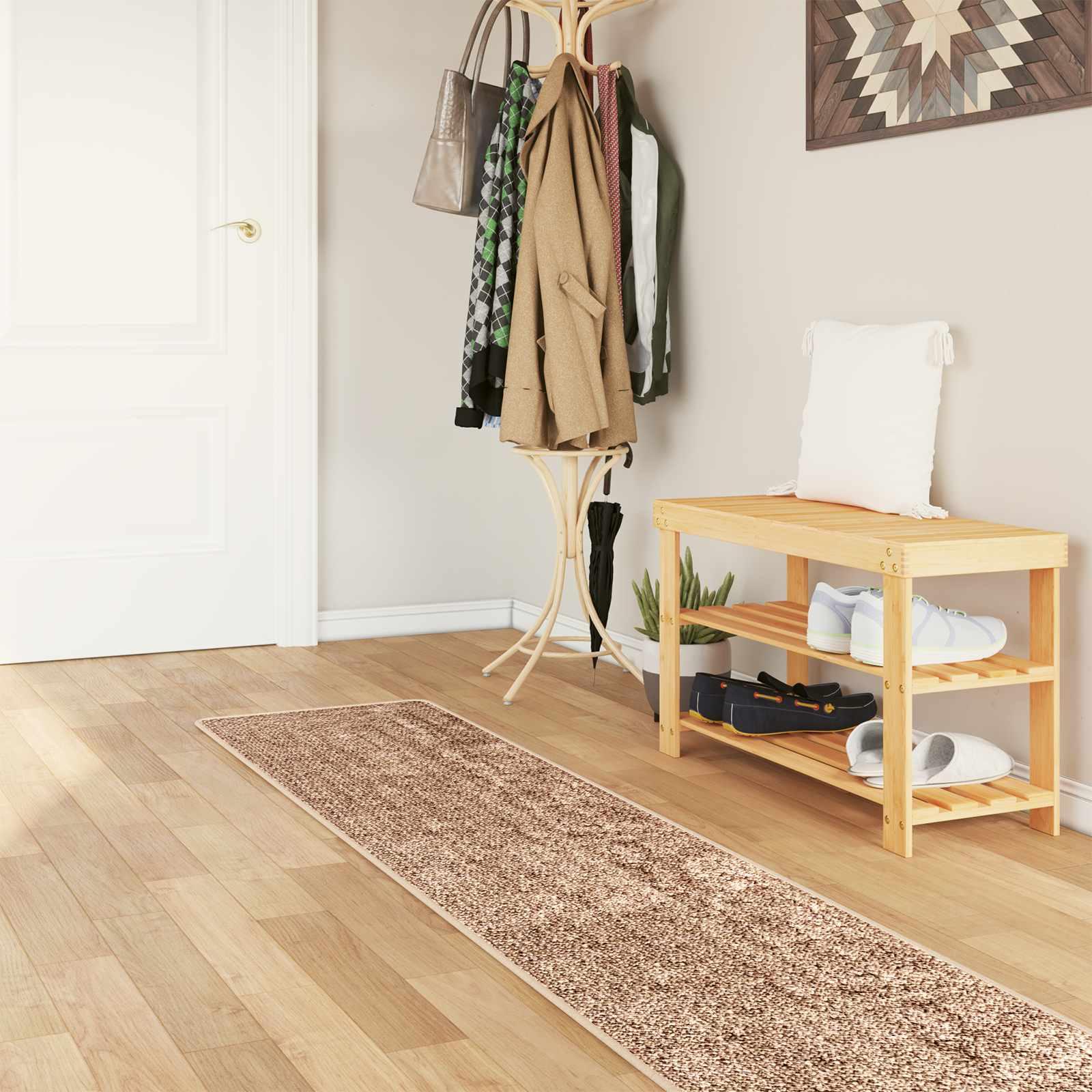 Løber tæppe MARSA - gul 50 × 350 cm, polyester med skridsikker PVC-bagside