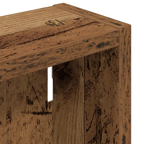 Badeværelsesvægskab med hylde Gammelt træ 40 x 10 x 60,5 cm