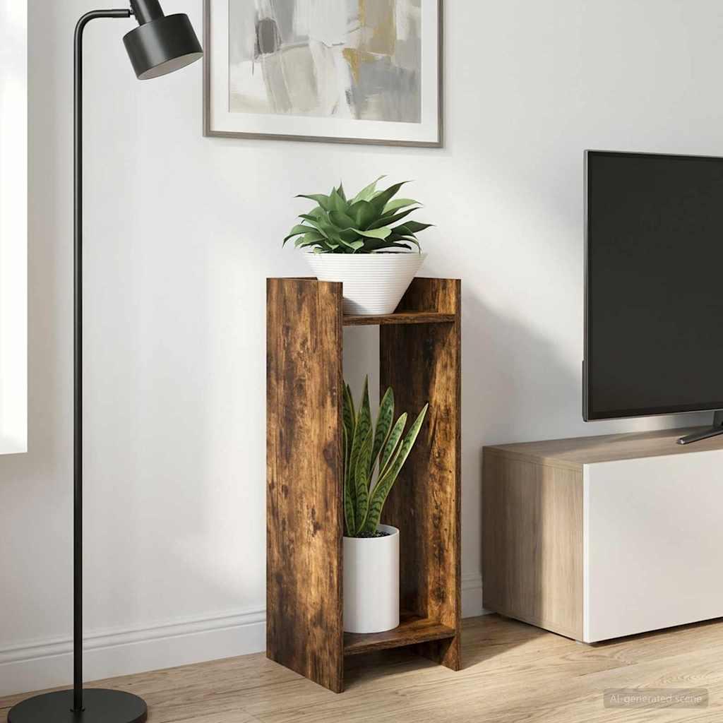 Planteholder sÃ¦t - 2 stk i rÃ¸get eg, 30 Ã 30 Ã 80 cm, konstrueret trÃ¦