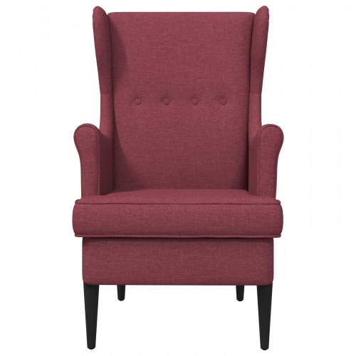 Lænestol Vinrød Stof