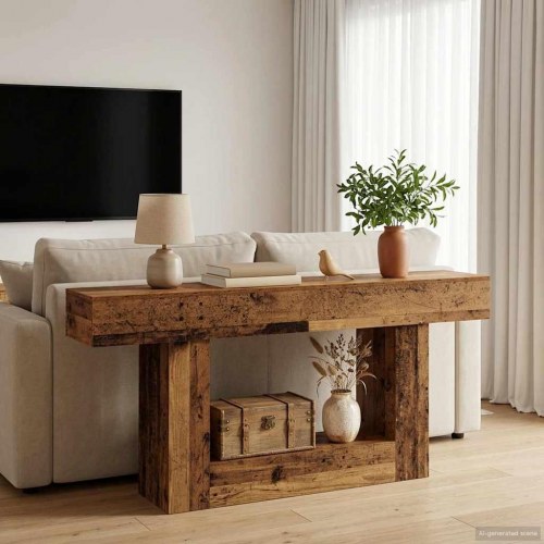 Gammelt træ 160 x 30 x 74 cm