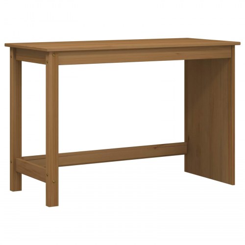 Skrivebord og rullevognsæt med skuffe MOSS 2 stk HonningBrun