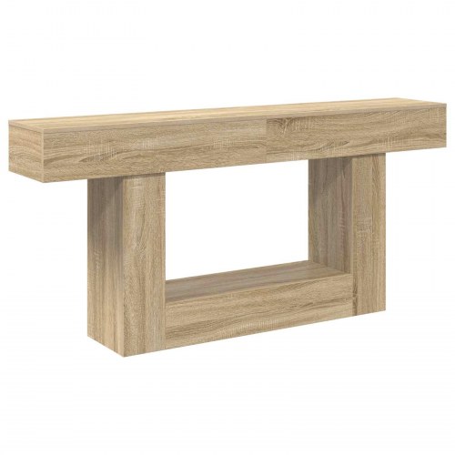 Konsolbord i sonoma eg - 160 × 30 × 74 cm