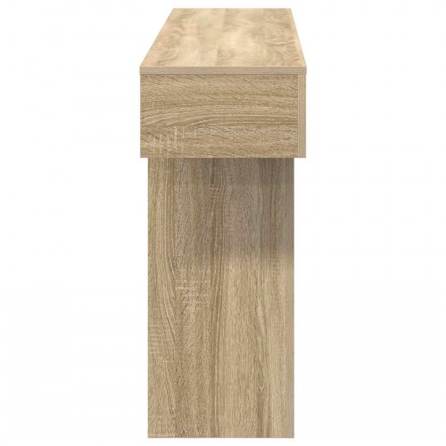 Konsolbord i sonoma eg - 160 × 30 × 74 cm