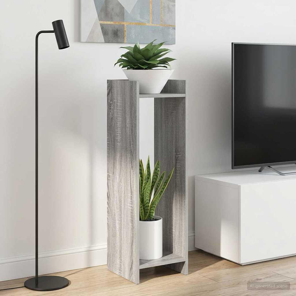 Planteholder 2 stk Grå Sonoma 30 x 30 x 100 cm Konstrueret træ