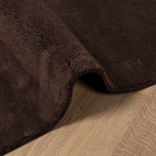 Medium luv blød og vaskbar løber - brun 300 × 80 cm (HUARTE)