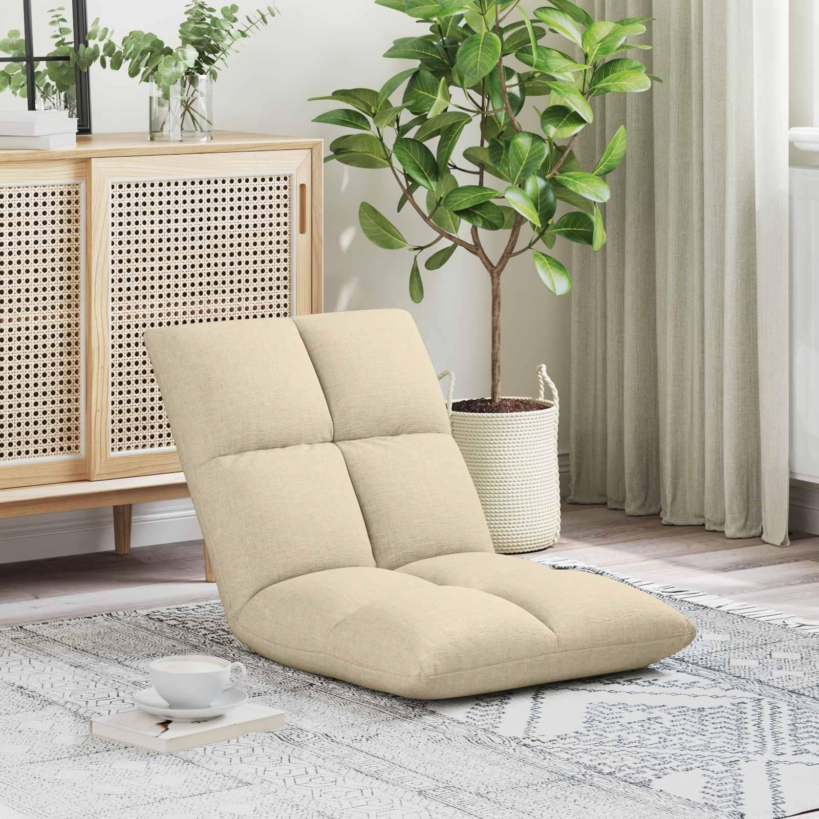 Gulvstol Creme 50 x 61 x 57 cm Stof