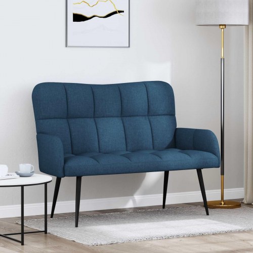 To-personers sofa Blå 115 x 61 x 87 cm Stof