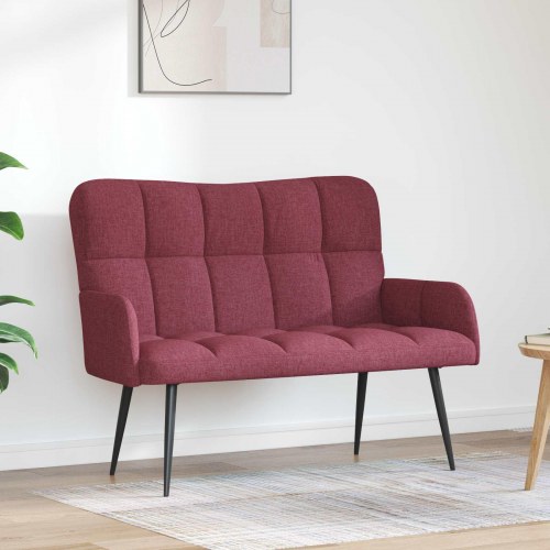 To-personers sofa Vinrød 115 x 61 x 87 cm Stof