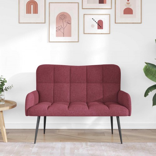 To-personers sofa Vinrød 115 x 61 x 87 cm Stof