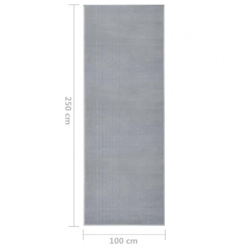 Tæppeløber 100x250 cm BCF grå