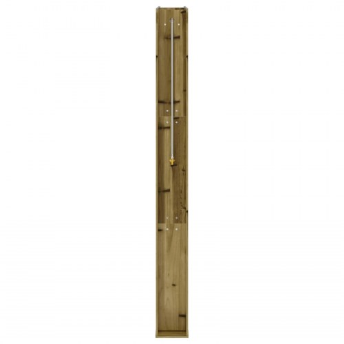 Udendørs bruser Naturfarvet 137 x 23 x 226 cm