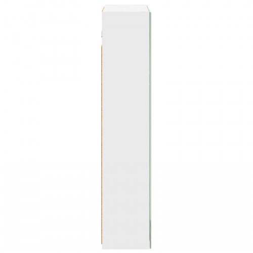 Badeværelsesspejlskab Hvid 50 x 14,5 x 70 cm Konstrueret træ