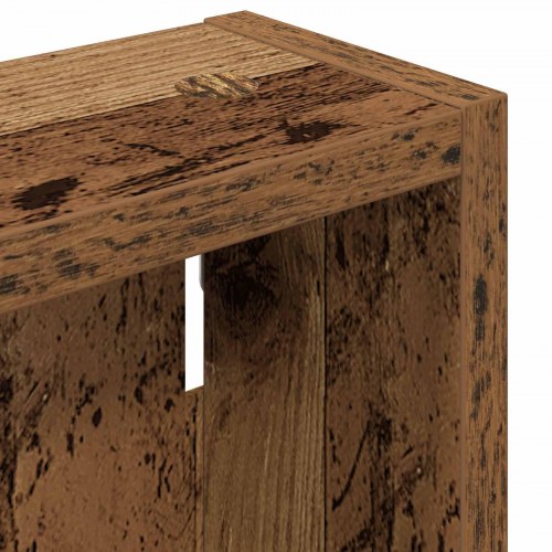 Badeværelsesvægskab med hylde Gammelt træ 20 x 10 x 60,5 cm