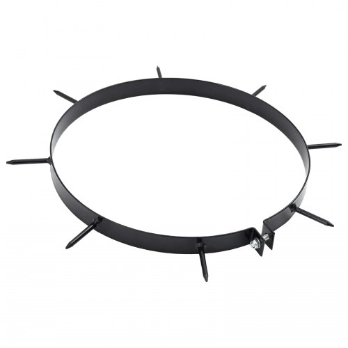 Plæne Aerator Klemme med Spidser 5 stk Sort Ø 320 mm Jern