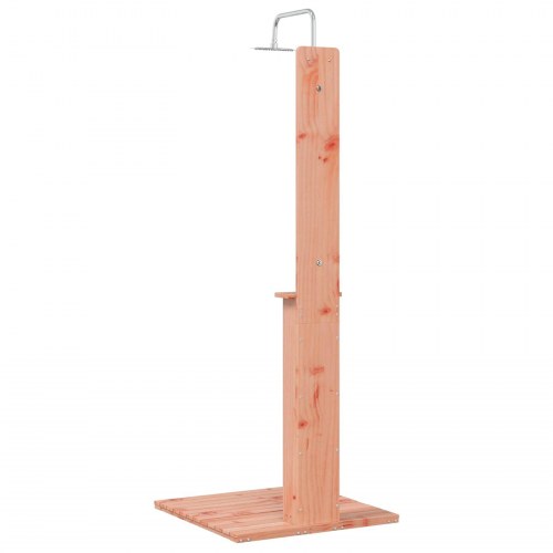 Udendørs bruser Naturfarvet 75 x 76 x 217 cm Massiv Douglas træ