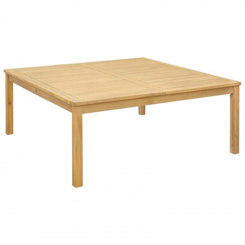 Sofabord Lys akacie 110 x 110 x 45 cm Massivt Akacietræ