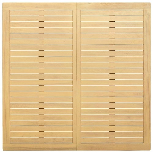 Sofabord Lys akacie 110 x 110 x 45 cm Massivt Akacietræ