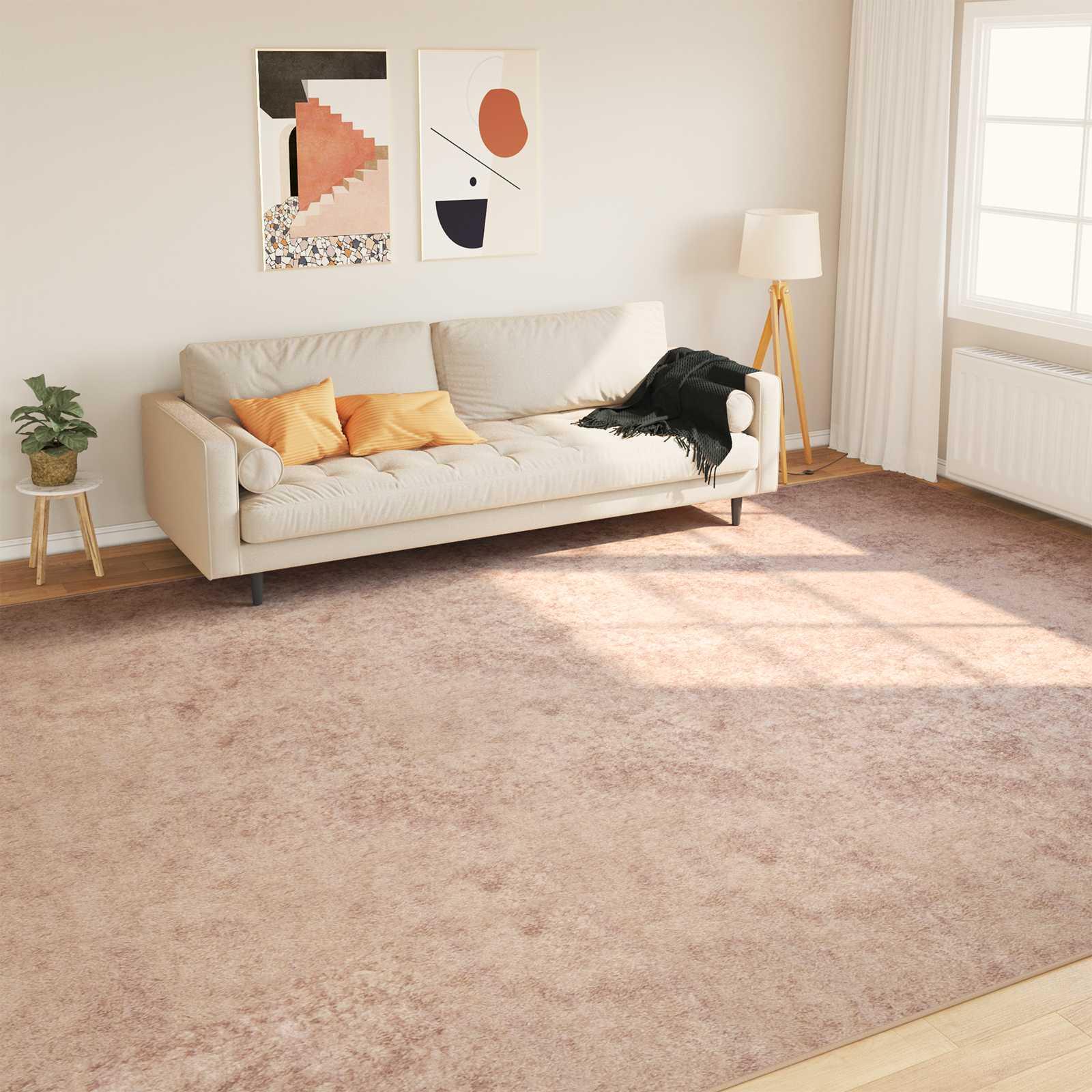 Tæppe Runner MARSA Sandfarvet 300 x 400 cm Polyester og PVC