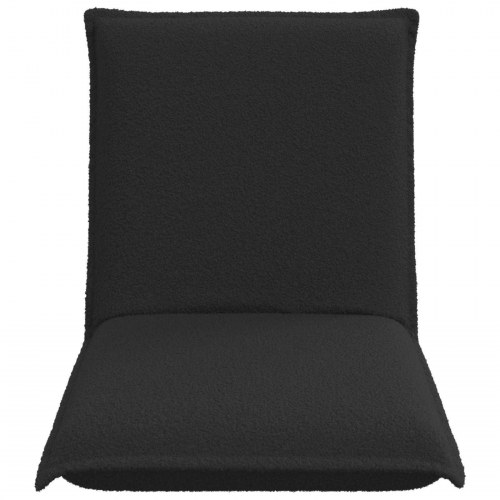 Gulvstol Sort 54 x 64 x 59 cm Uldstof