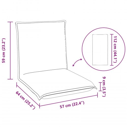 Gulvstol Army Grøn 54 x 64 x 59 cm Stof