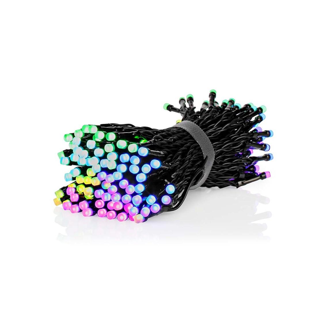 Nedis WIFILX01C168 - smart lyskæde med 168 LED, farveskift, 20 m, IP65