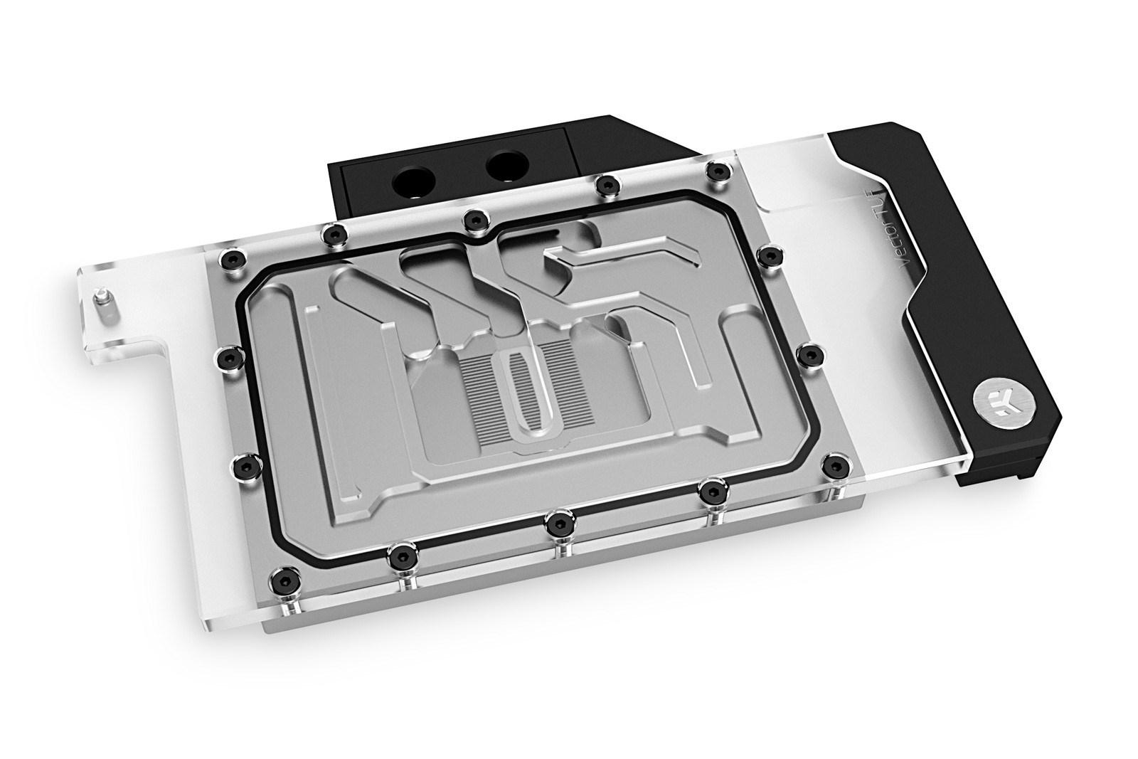EK Water Blocks 3831109836484, Vandblok, Akryl, Kobber, Sort, Nikkel, Transparent, 3-pin, 1/4, Grafikkort