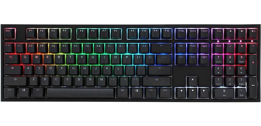 Ducky One 2 RGB mekanisk gaming-tastatur - USB, fuld størrelse, sort billede