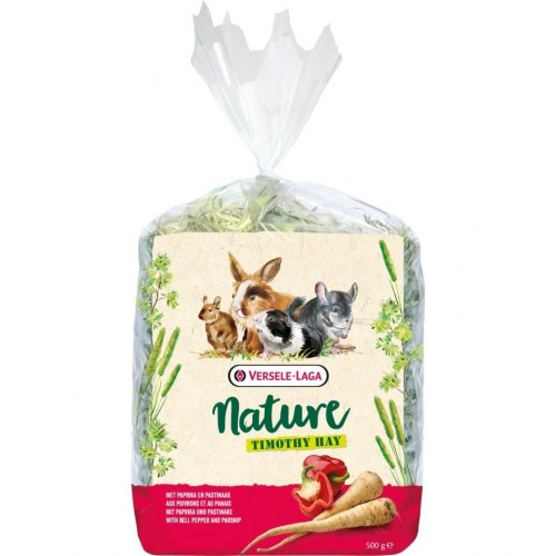 Versele-Laga Nature Timothy-hø med peberfrugt og pastinak – 500 g