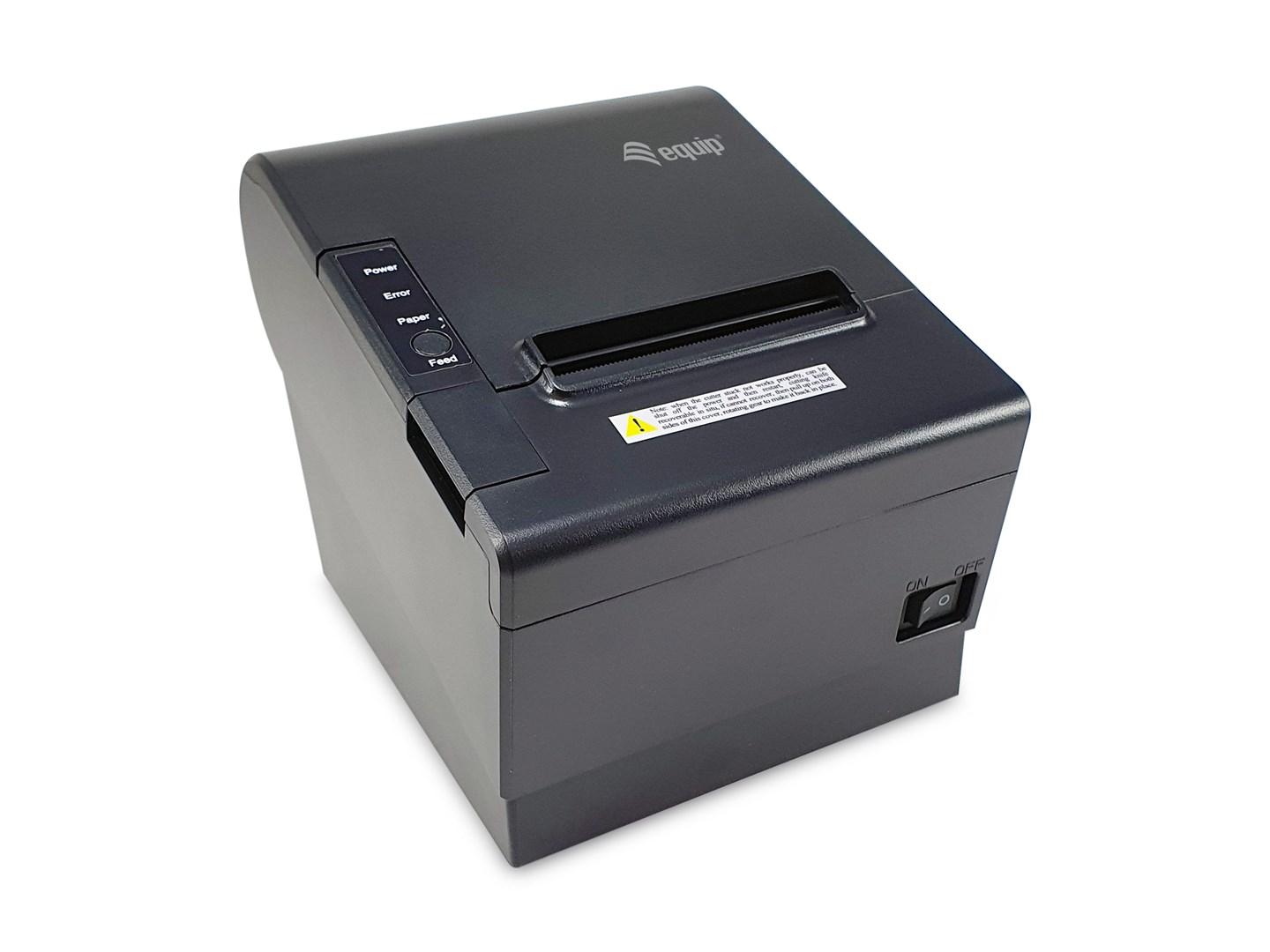 Equip 80 mm termisk POS-kvitteringsprinter med auto-cutter - USB/Bluetooth/WiFi/kasse-skuffe