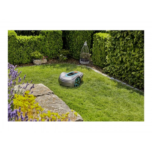 Robotplæneklipper Gardena SILENO minimo 16 cm - elektrisk, op til 500 m² (OUTLET A)