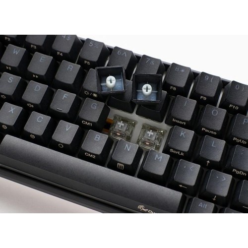 Ducky One 3 Classic Mini gaming-tastatur – USB, tysk layout, sort/hvid