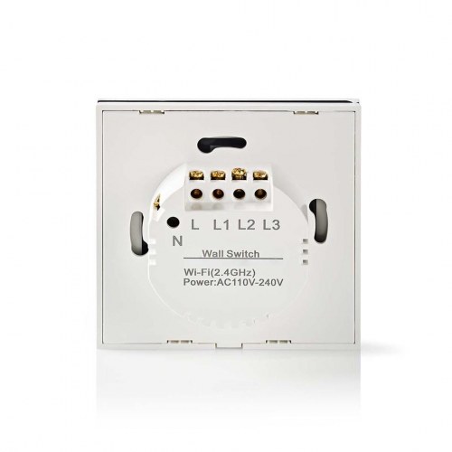 Nedis WIFIWC10WT smart vægmonteret Wi‑Fi sender – hvid, 1 kanal