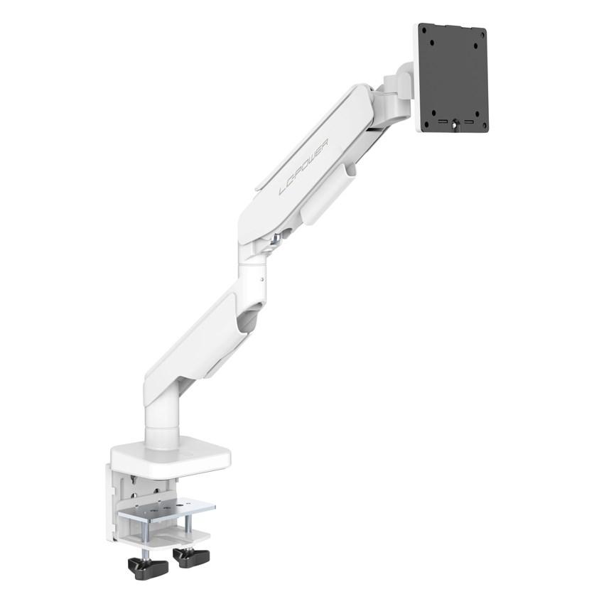 LC-POWER LC-EQ-A49W skærmarm til skrivebord, 17-49", hvid
