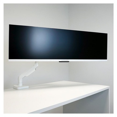 LC-POWER LC-EQ-A49W skærmarm til skrivebord, 17-49", hvid