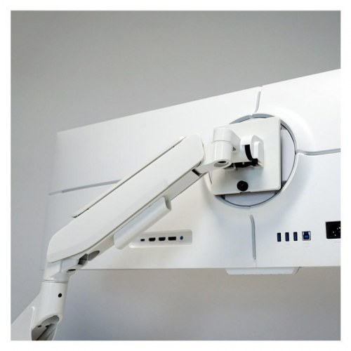 LC-POWER LC-EQ-A49W skærmarm til skrivebord, 17-49", hvid
