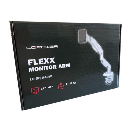 LC-POWER LC-EQ-A49W skærmarm til skrivebord, 17-49", hvid