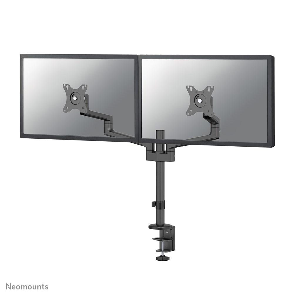 Neomounts DS60-425BL2 dobbelt skærmarm 17-27" - pladsbesparende billede