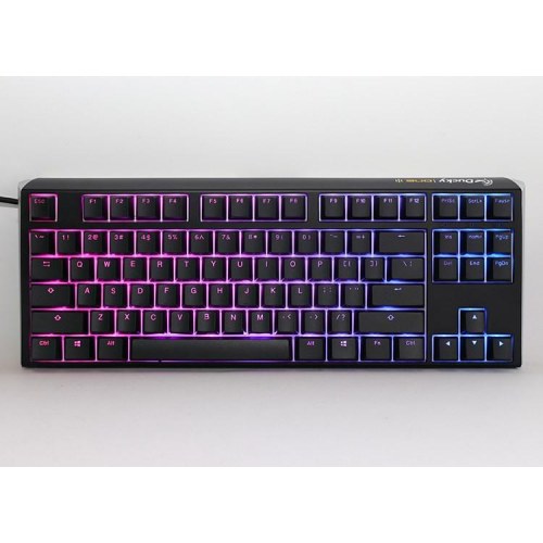 Ducky One 3 Classic TKL mekanisk gaming-tastatur – USB, tysk layout, sort/hvid