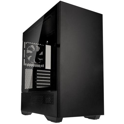 KOLINK Stronghold Prime Midi Tower – sort pc-kabinet med hærdet glas billede