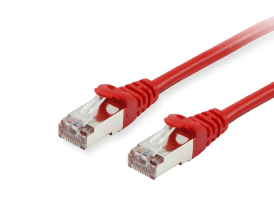 EQUIP Cat6 S/FTP patchkabel 50 m – rød (LSZH, PoE+)