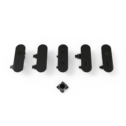 Streacom DA6 XL – vertikalt open frame ITX kabinet, sort