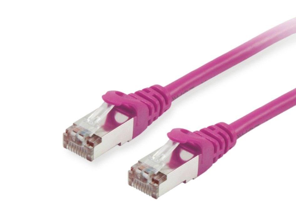 EQUIP Cat6 S/FTP patchkabel 50 m – lilla, LSZH