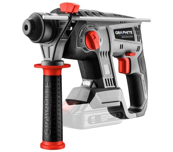 GRAPHITE 58G027 borehammer SDS Plus – 18 V Energy+, 1.420 rpm