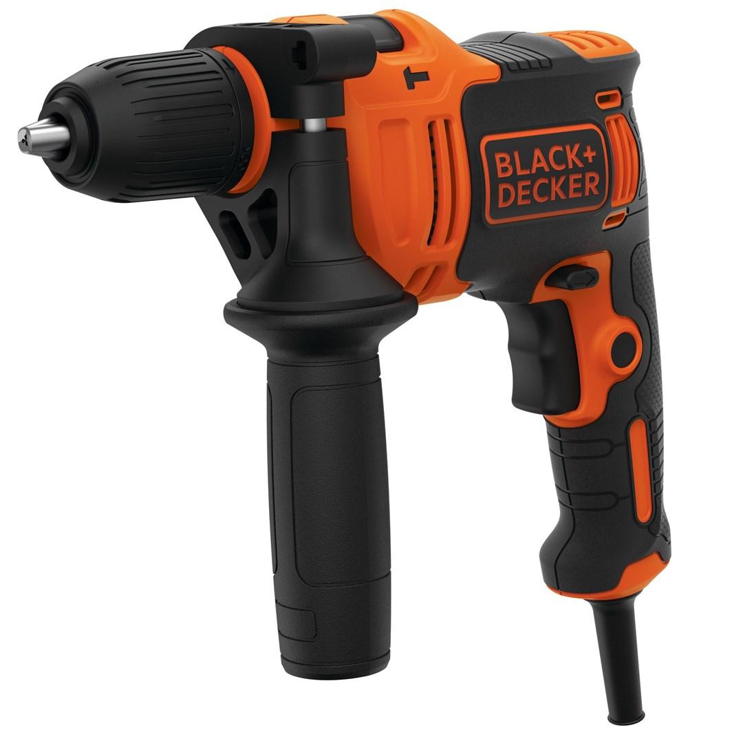 Black+Decker BEH710-QS slagboremaskine 710 W - 2.800 o/min, sort/orange billede