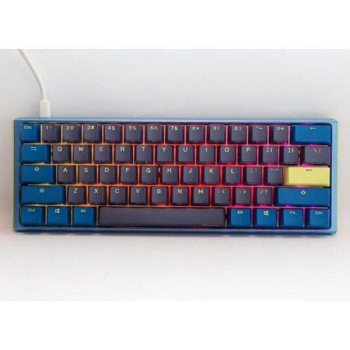 Ducky One 3 Daybreak Mini gaming-tastatur – USB, tysk layout, Cherry MX RGB Red