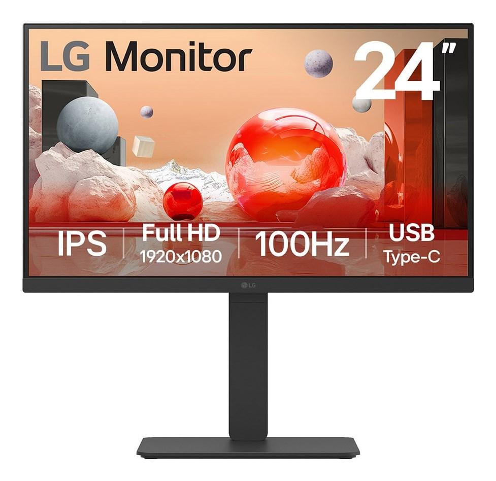 LG 24BA650 24" IPS skærm - Full HD, 100 Hz, USB‑C