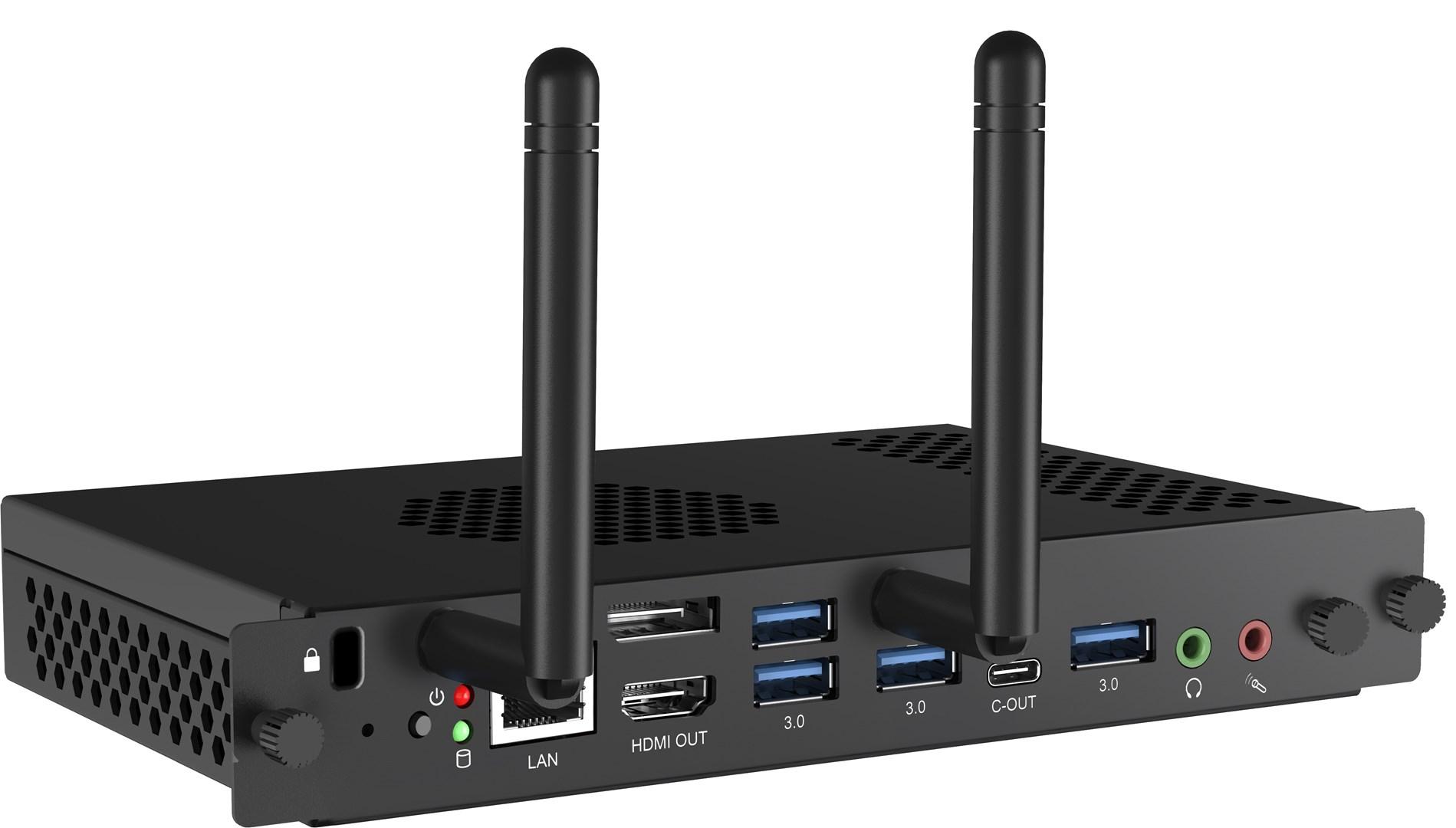 iiyama OPC51204BC-1 mini‑PC - Intel Core i5-12450H, 8 GB RAM, 256 GB SSD, Windows 11 IoT Enterprise - Sort billede