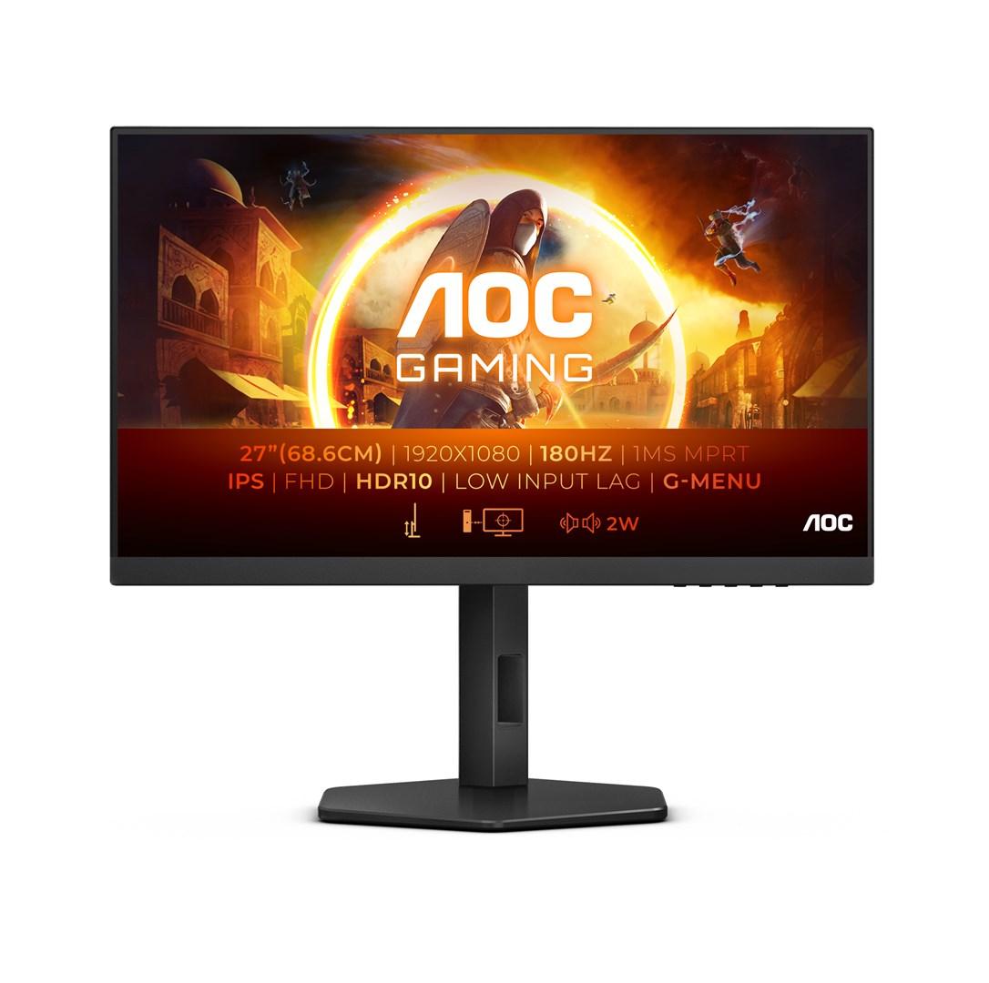 AOC 27G4X 27" gaming-skærm - Full HD, 180 Hz, Fast IPS billede