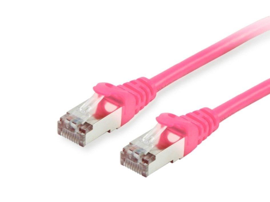 equip Cat.6 S/FTP netværkskabel 50 m – pink